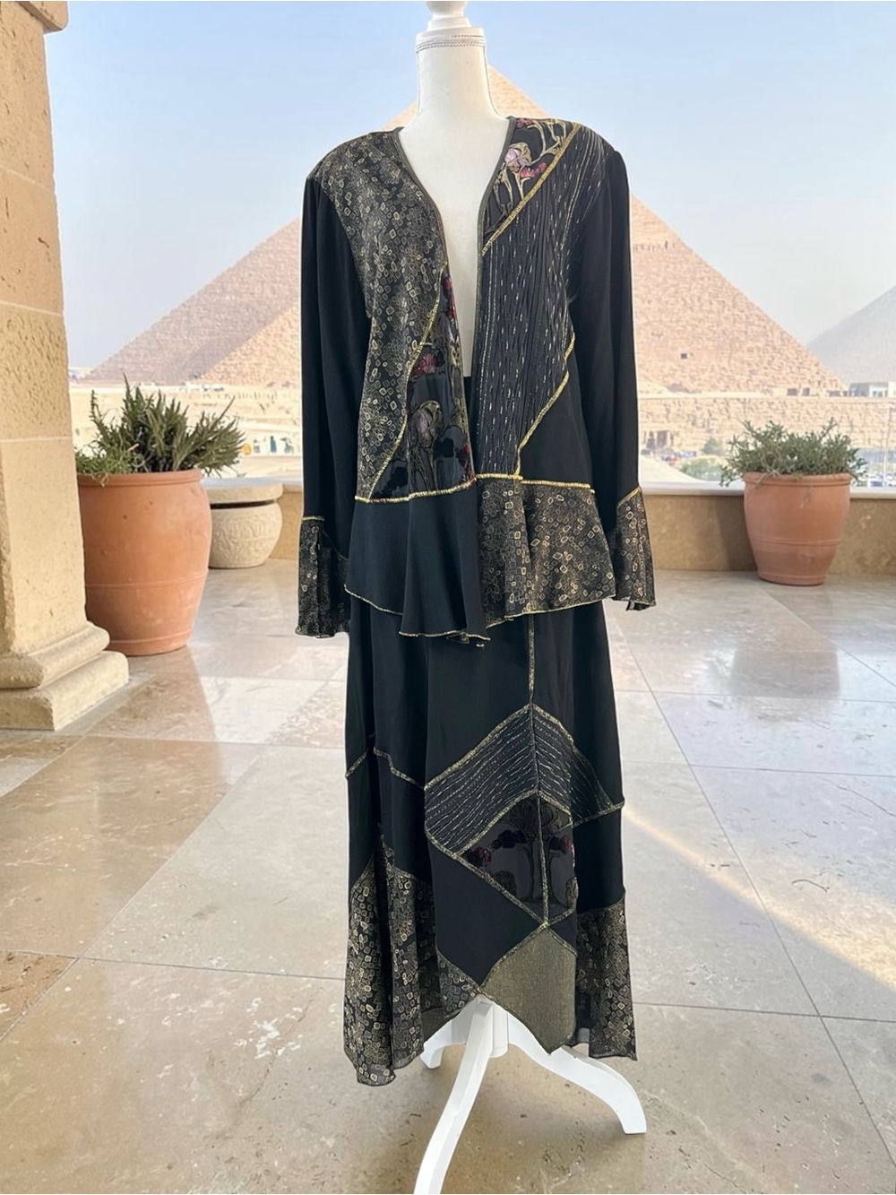 Vintage Y2K Jacket and Skirt Set XL